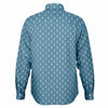 chemise en coton bleue pour homme