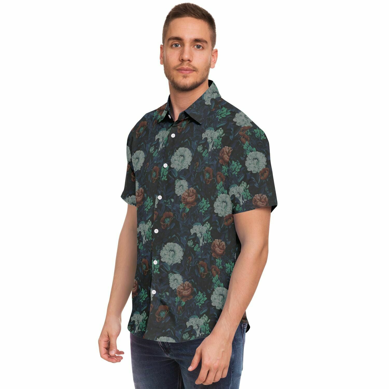vêtements homme fleurs vintage