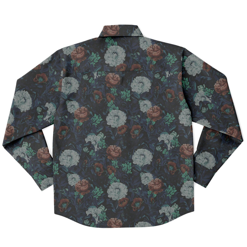 Chemise Homme Manches Longues - Fleurs Vintage