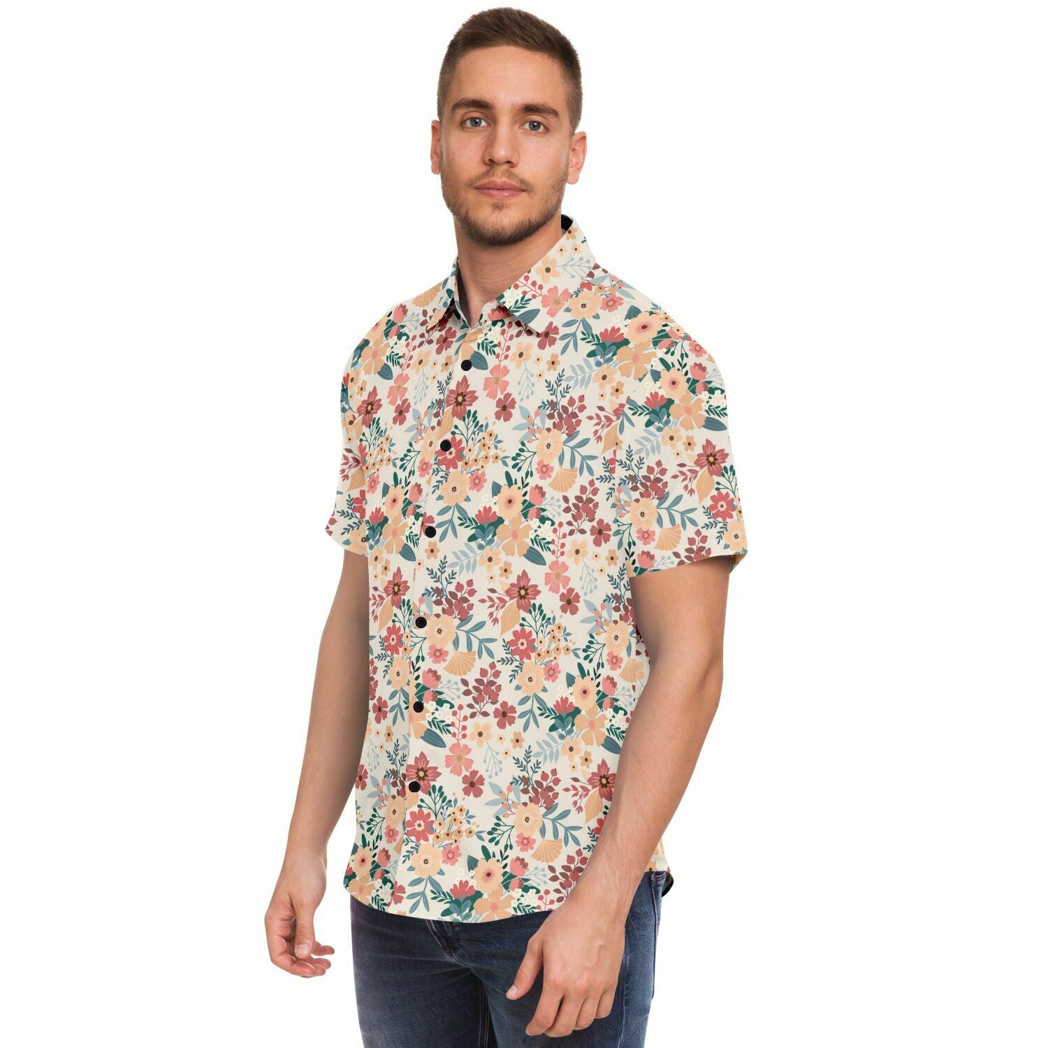 chemise chic homme à fleurs