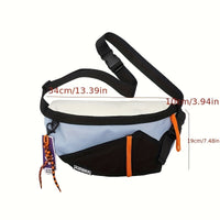 Sac banane hip-hop color block – vue 8 | CHT'M Boutique