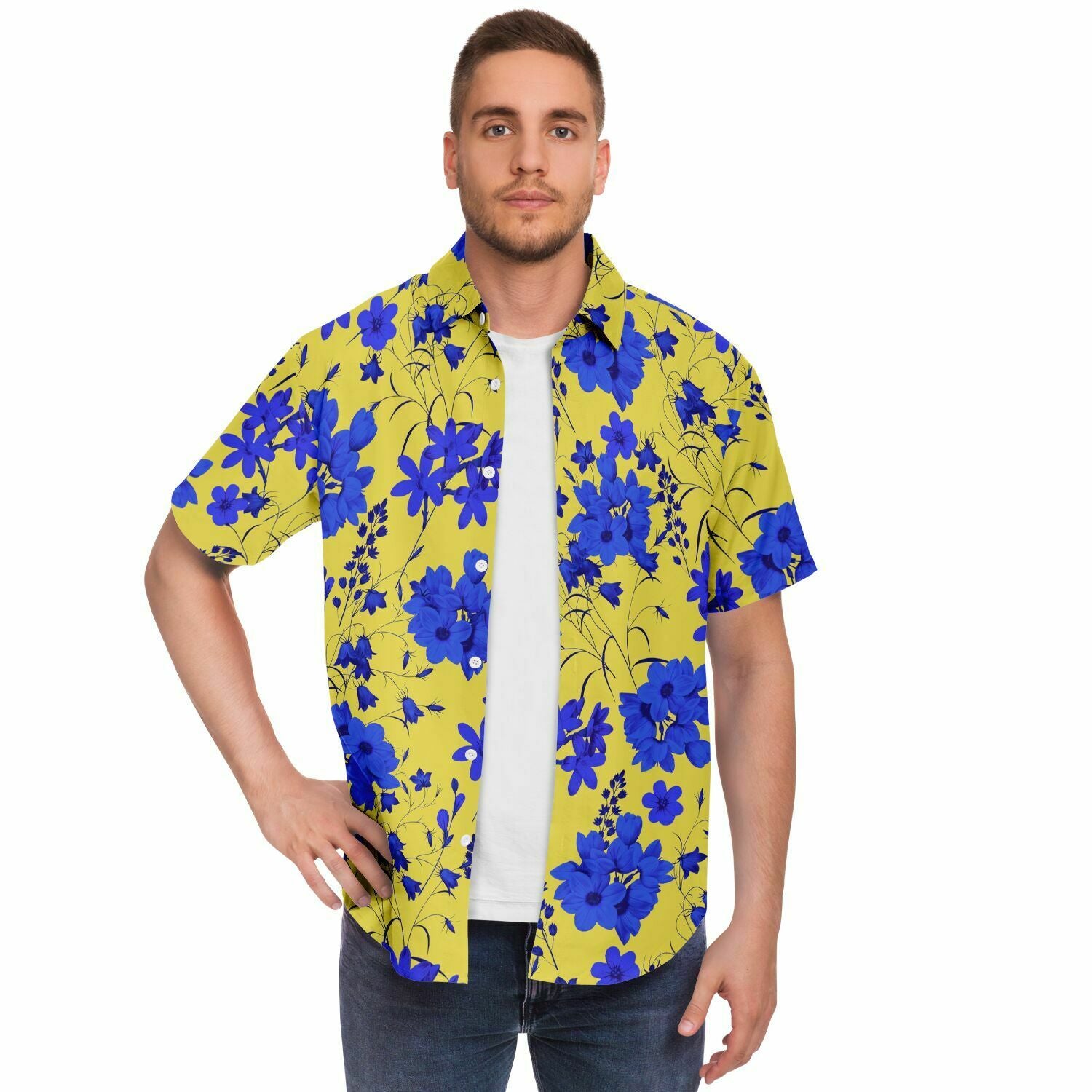chemise homme à motifs estivaux
