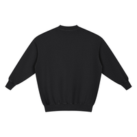 Dos de la robe sweat femme noir délavé