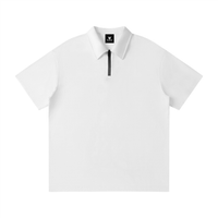 Polo Quart-Zip Noir Original — Streetwear Belge
