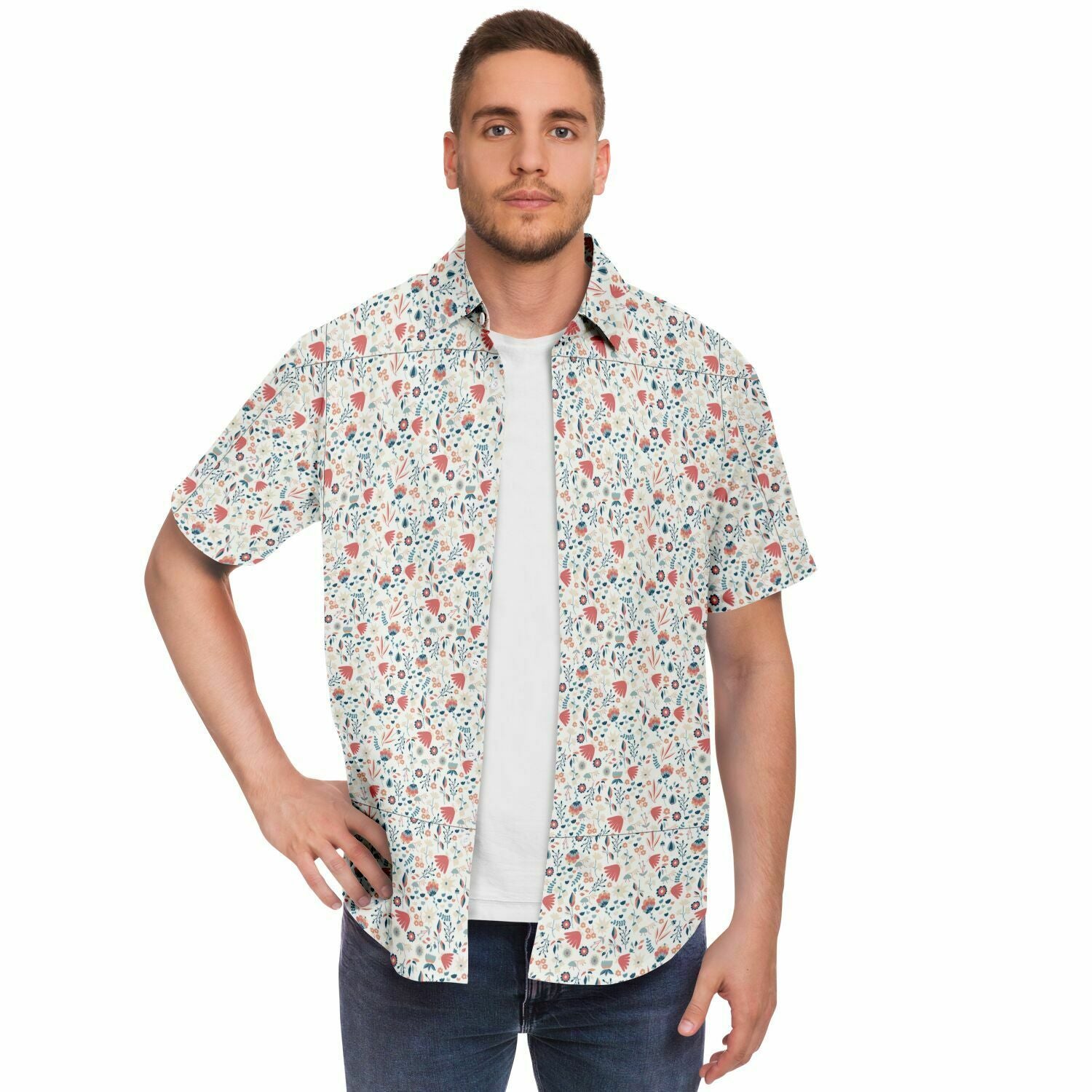 chemise homme florale été