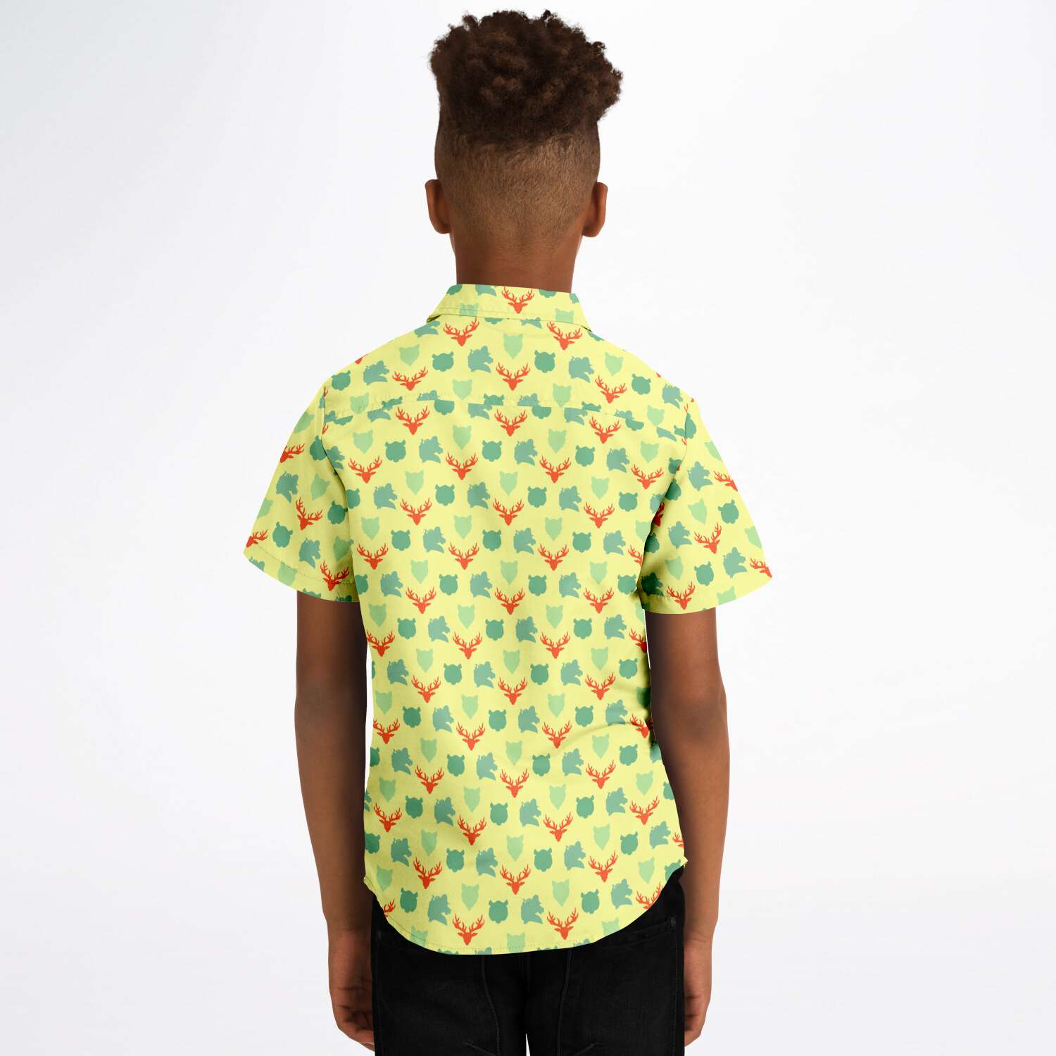 mode enfant chemise jaune