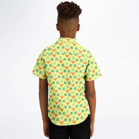 mode enfant chemise jaune