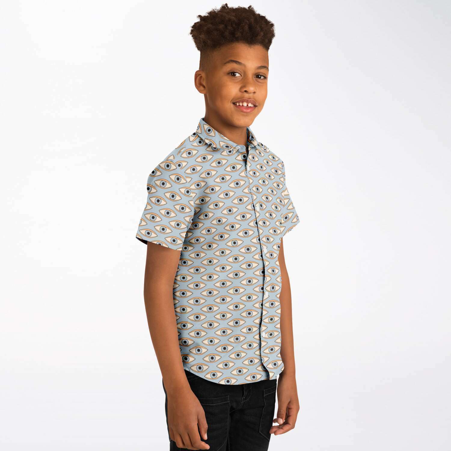 chemise fashion pour garçon grise