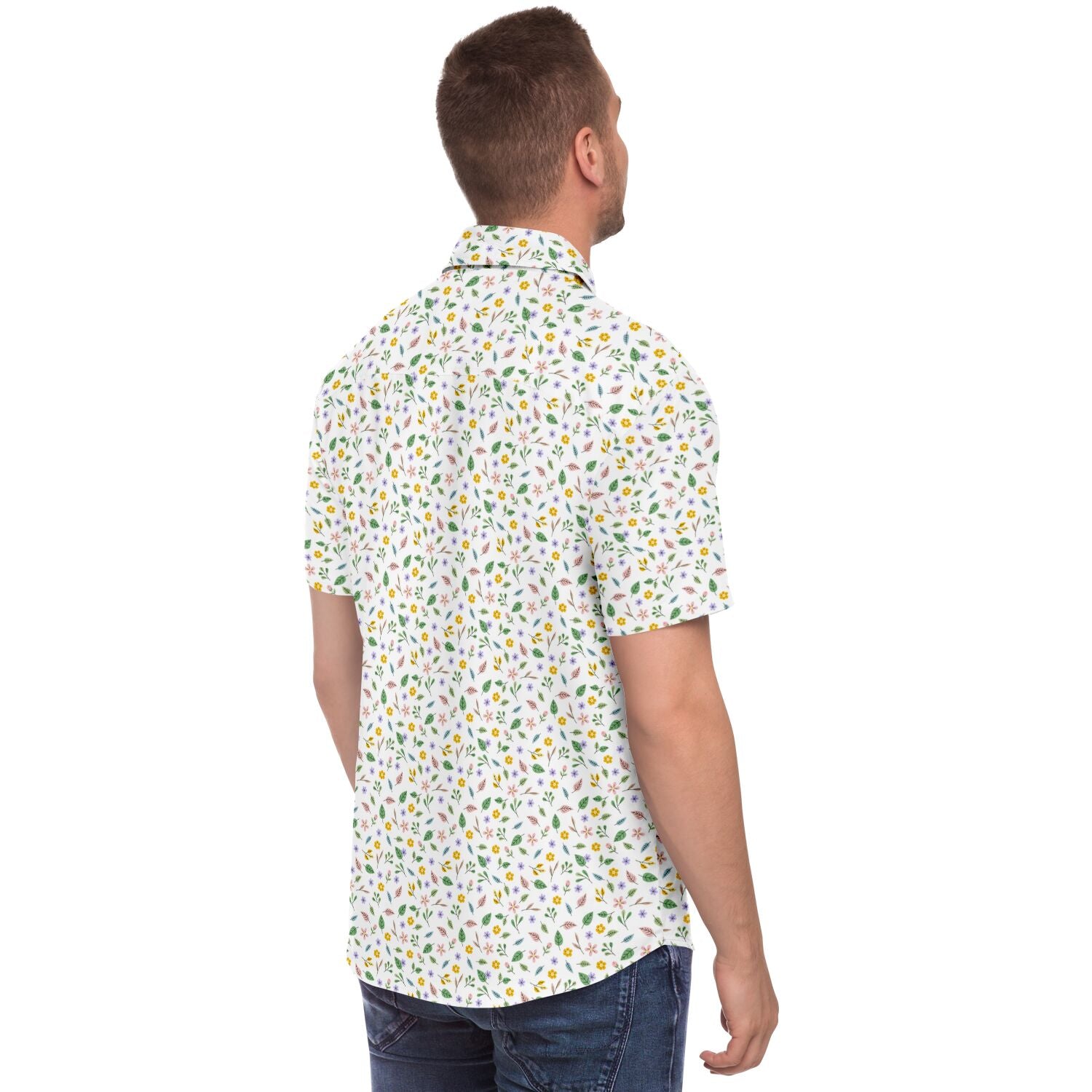 chemise estivale homme à fleurs