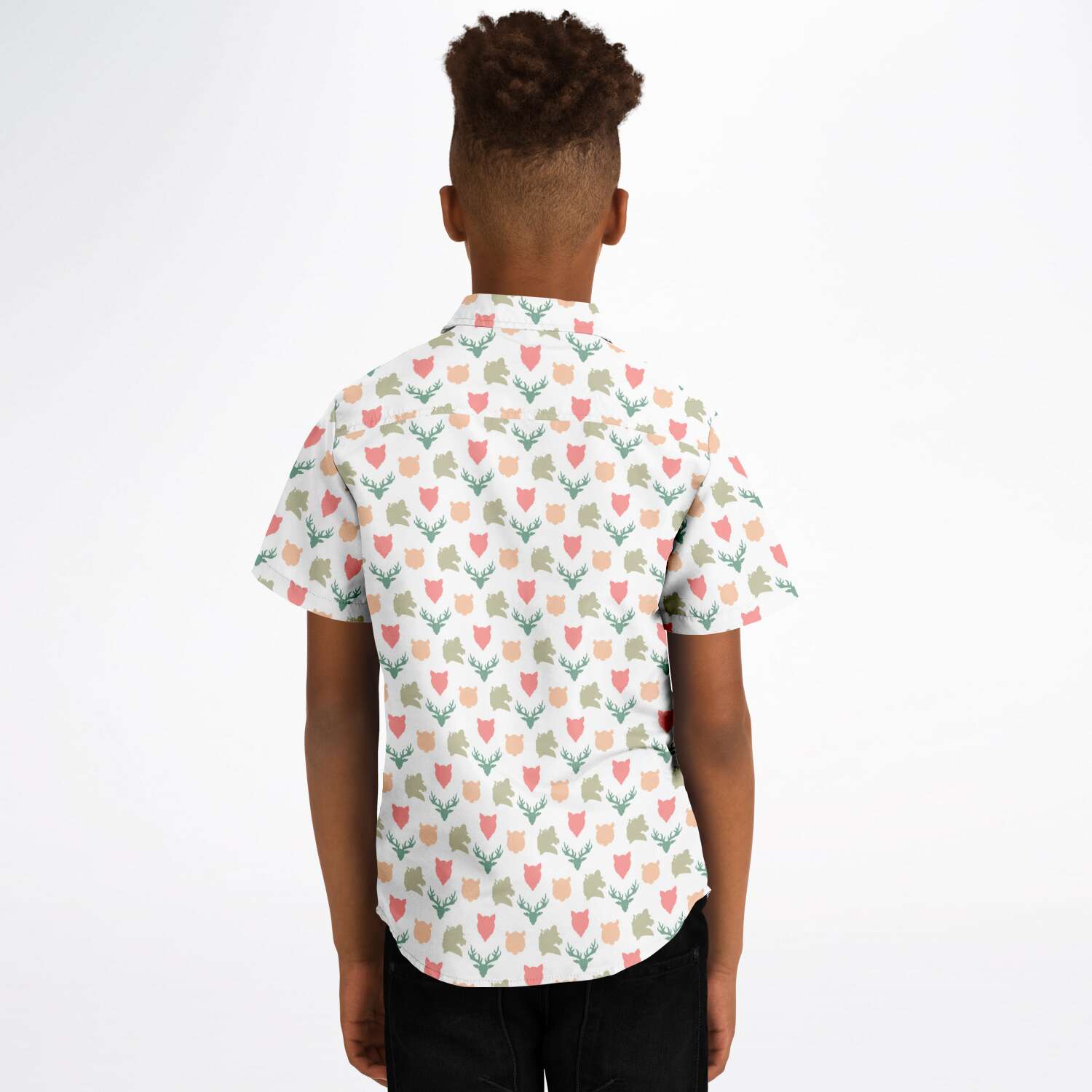 chemise garçon chasse avec motifs originaux