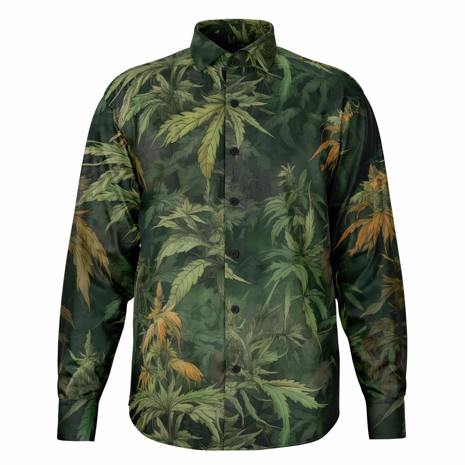 Chemise homme manches longues - Canna Weed