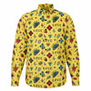 Chemise Homme originale jaune style tatoo - Manches Longues