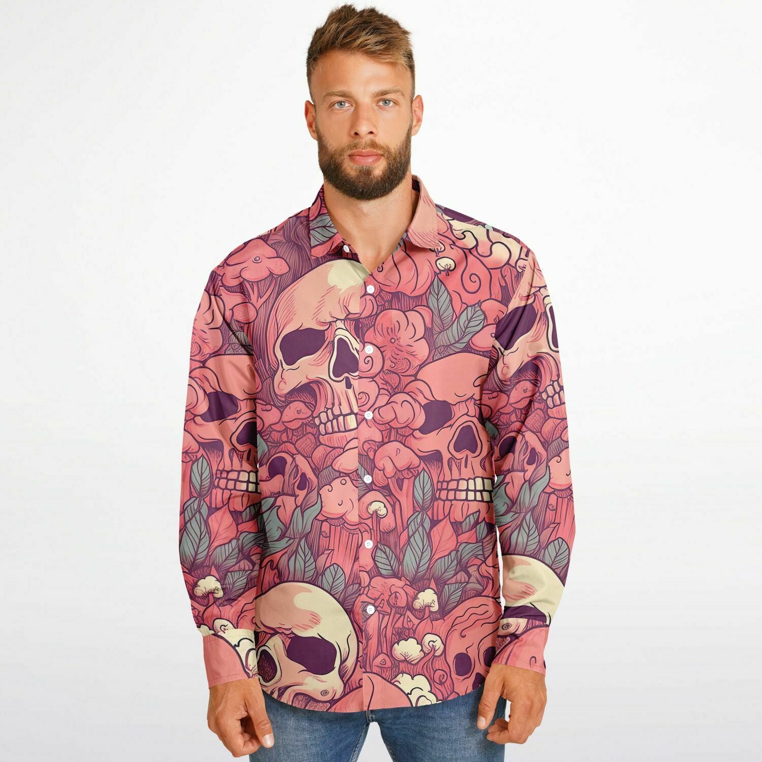 chemise originale homme têtes de morts