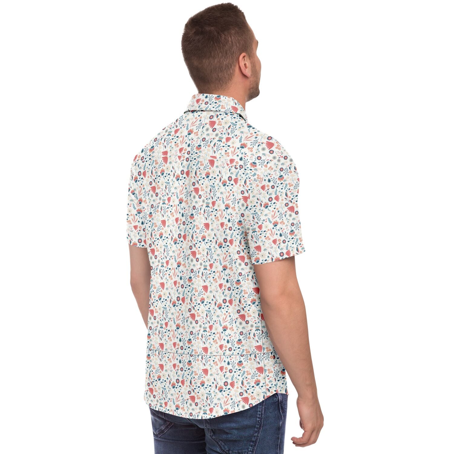 mode homme chemise à fleurs