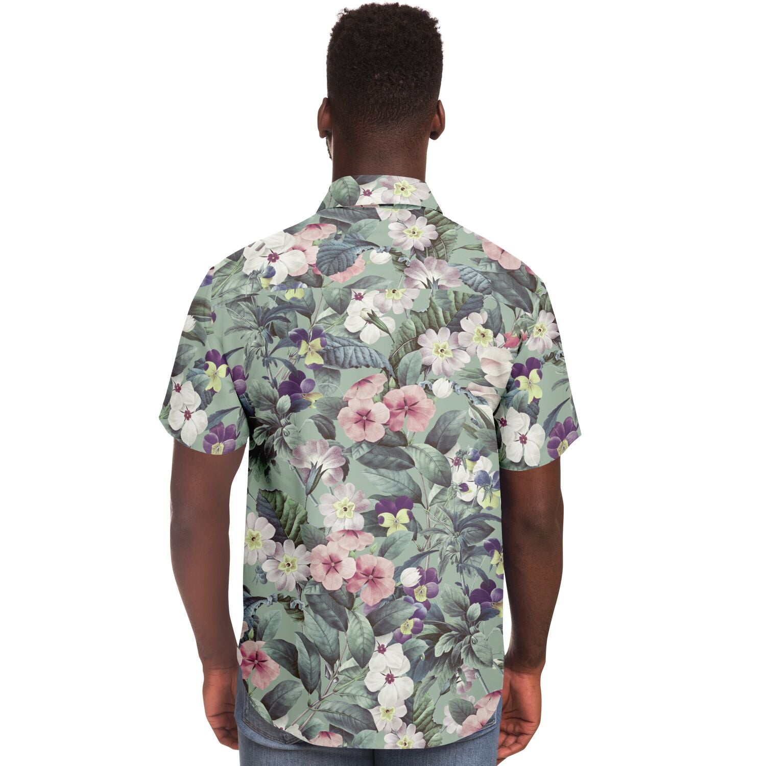 chemise à motifs floraux pour homme