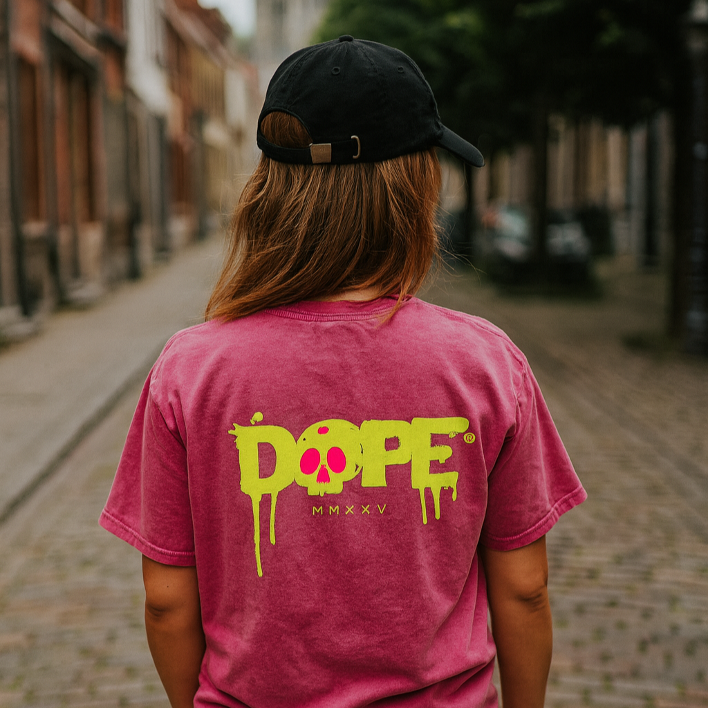T-shirt femme DOPE® Snow Wash – Pièce Rare et Unique