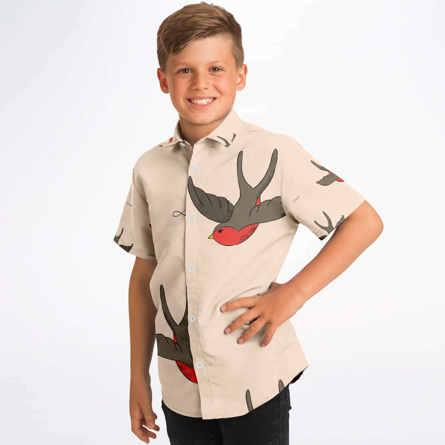 mode enfant chemise originale hirondelle