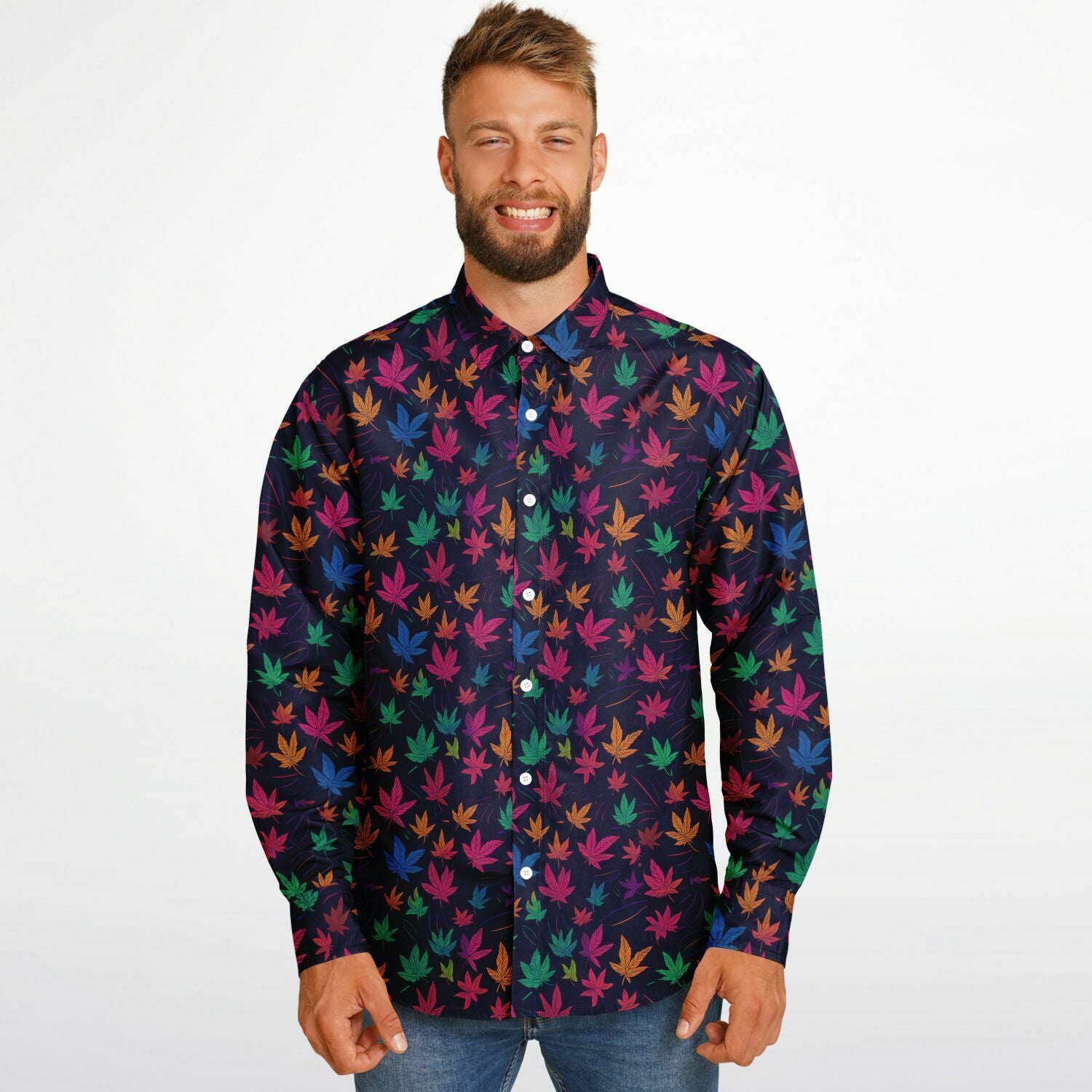 chemise confortable homme manches longues