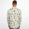 chemise à manches longues homme motif fleuri