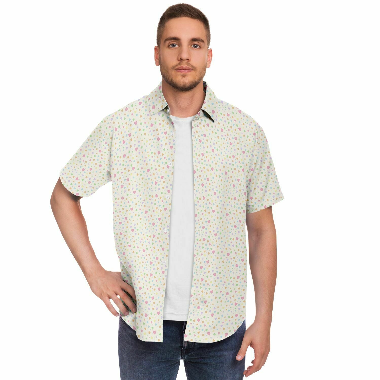 chemise à motifs floraux homme