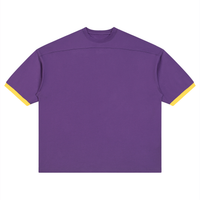 T-shirt Colorblock Épaule Tombante Original Noir — Streetwear Belge