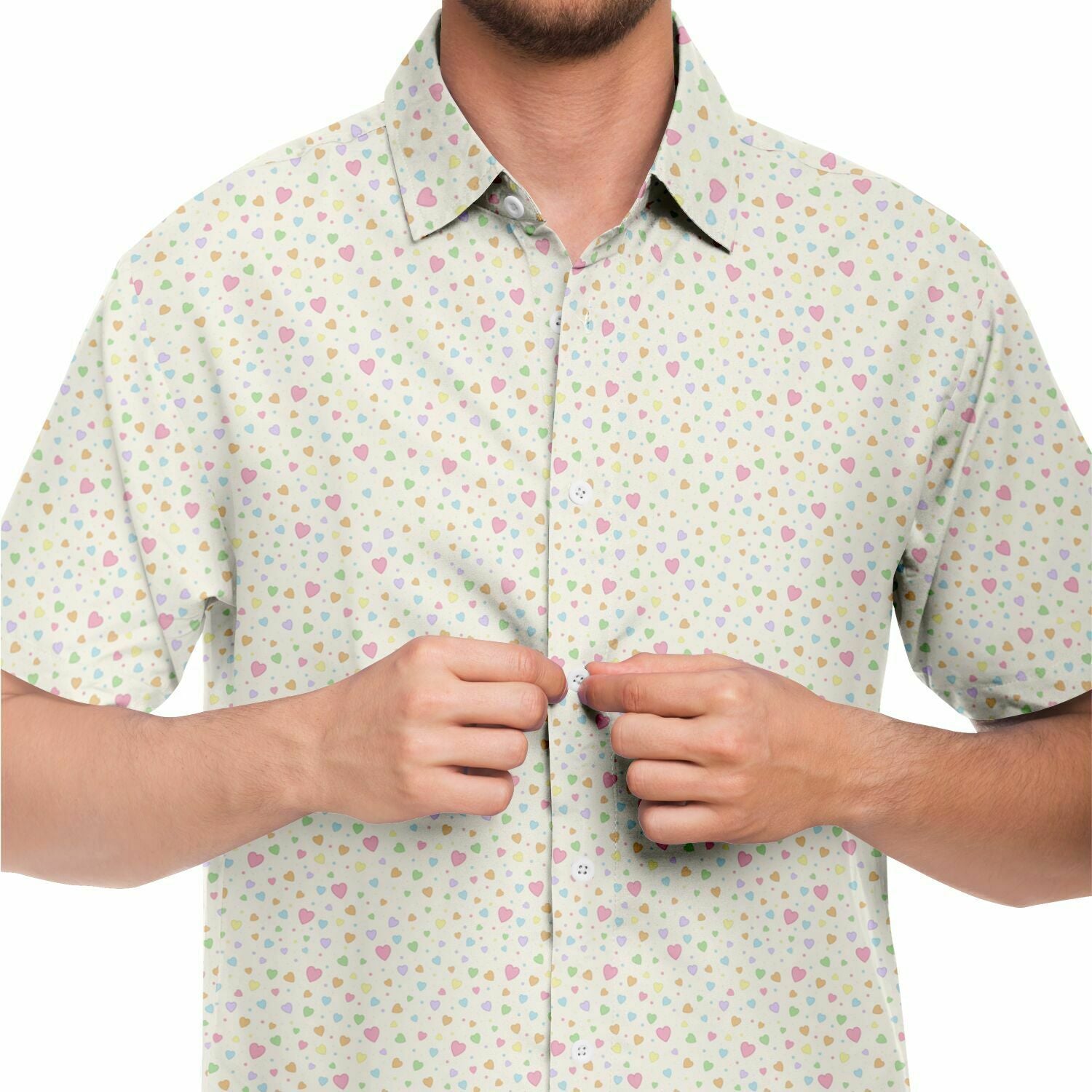 chemise homme à fleurs colorées