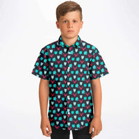 vêtements garçon chemise bleue