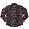 chemise élégante à motifs de champignons