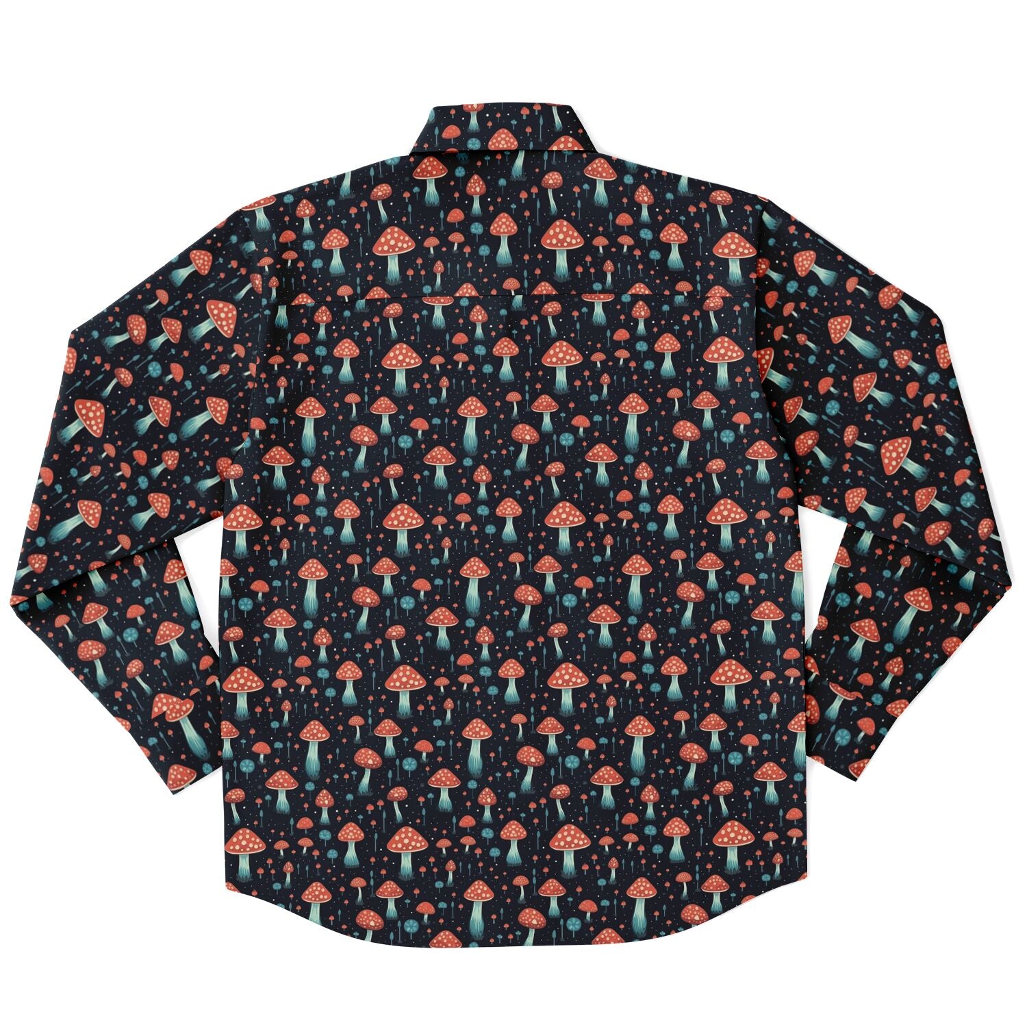 chemise élégante à motifs de champignons