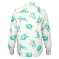 chemise à tortues manches longues pour homme