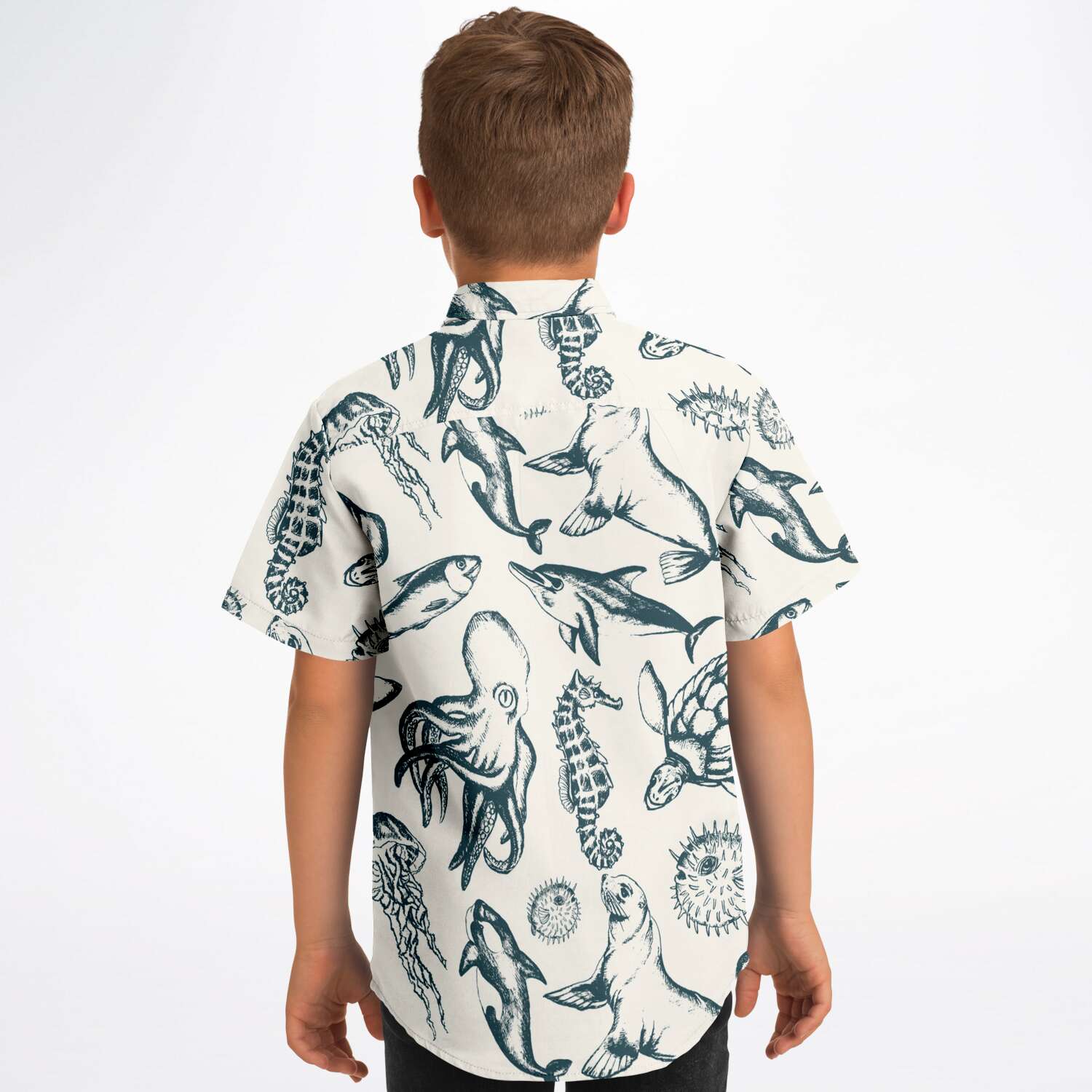 chemise à rayures garçon esprit marin