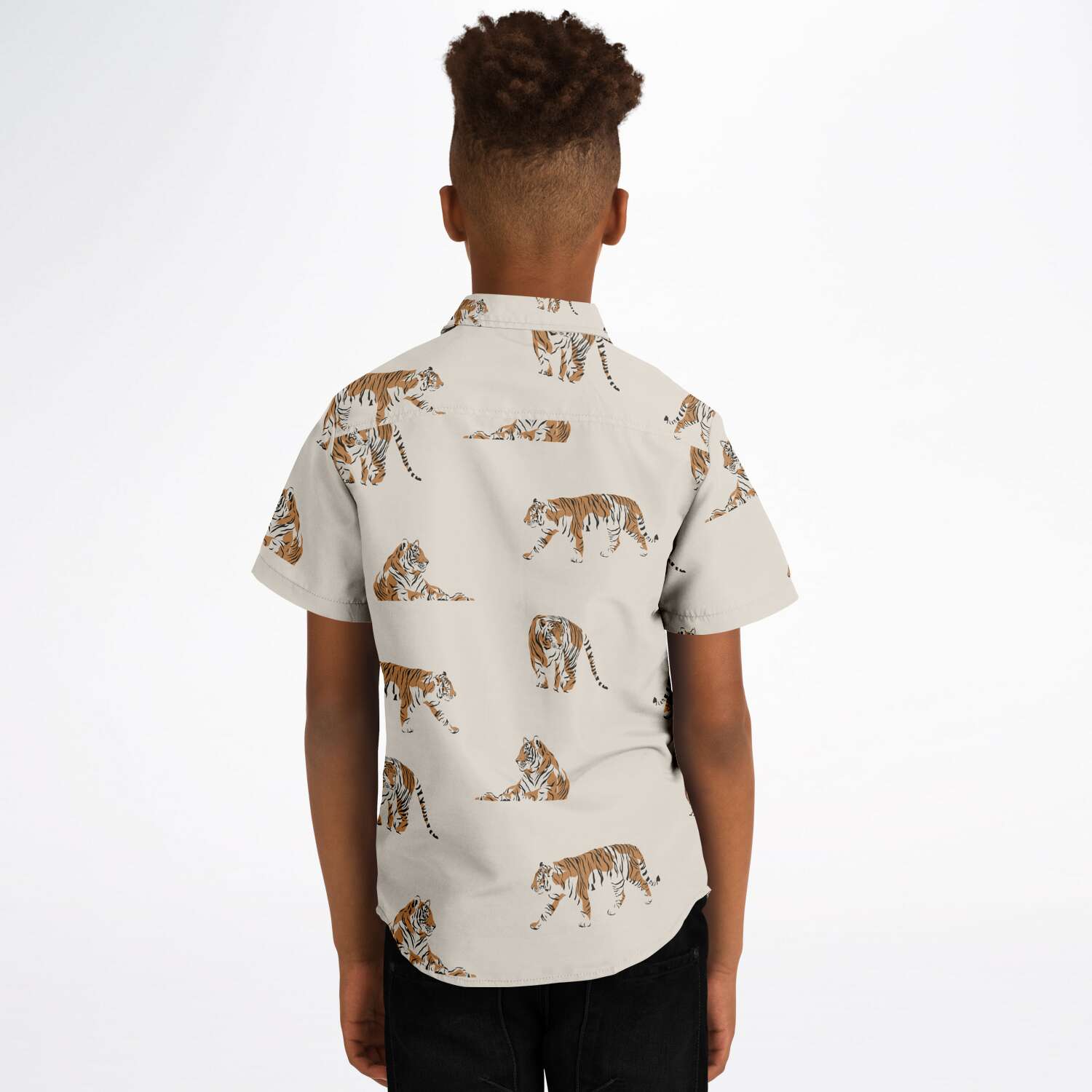 chemise garcon imprimé safari