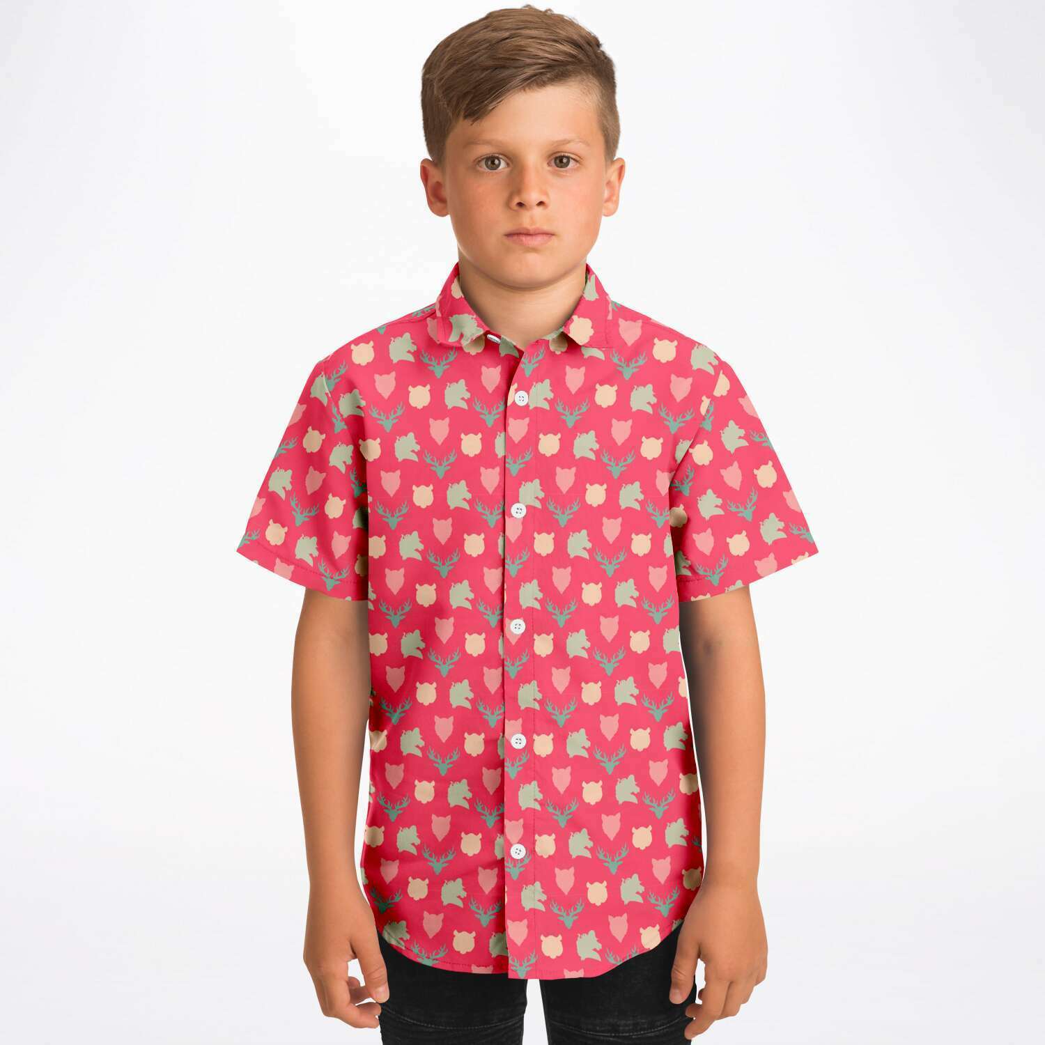 chemise originale pour enfant rouge