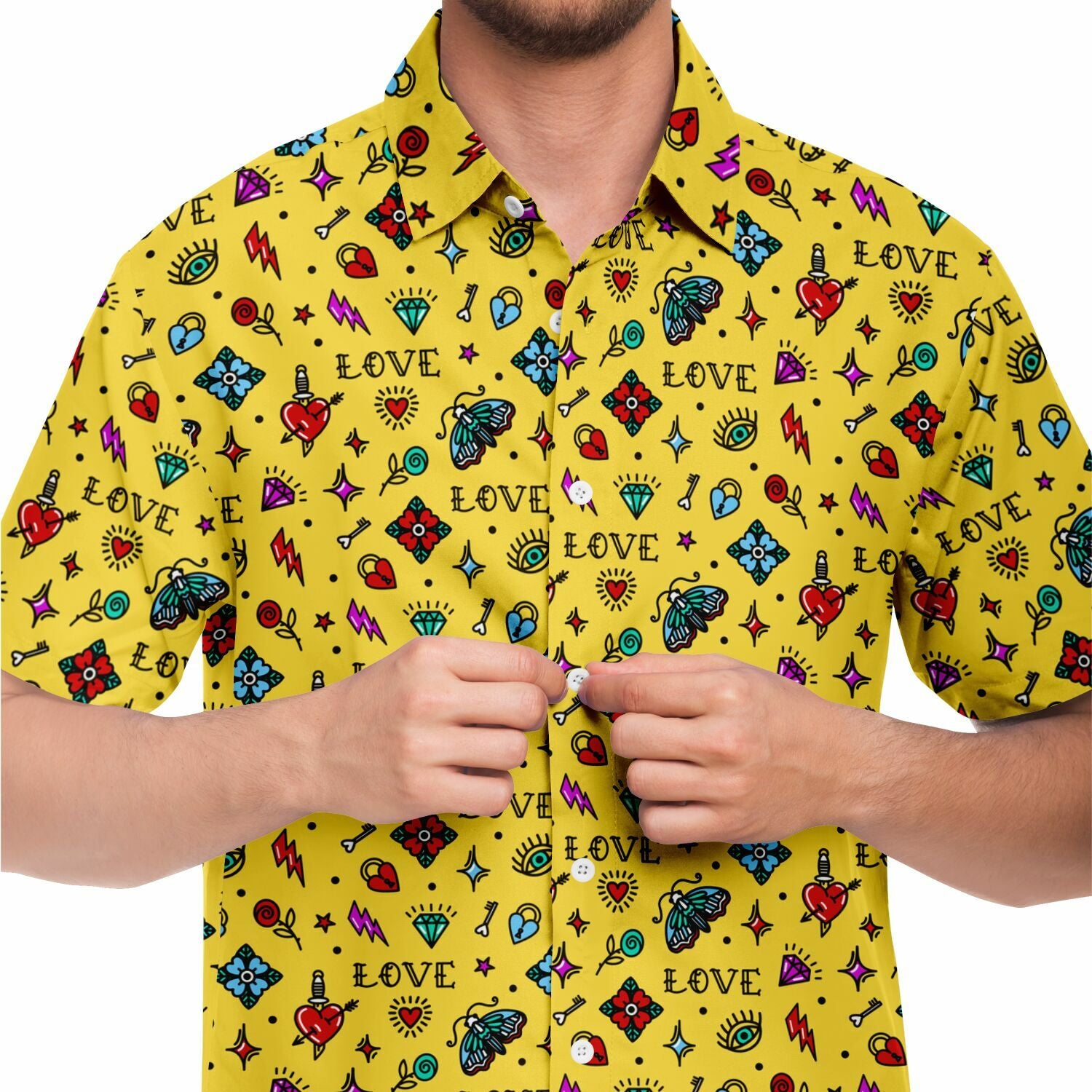 chemise homme originale esprit tatouages