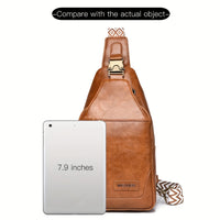 Sac poitrine en cuir vegan avec porte-cartes – vue 6 | CHT'M Boutique