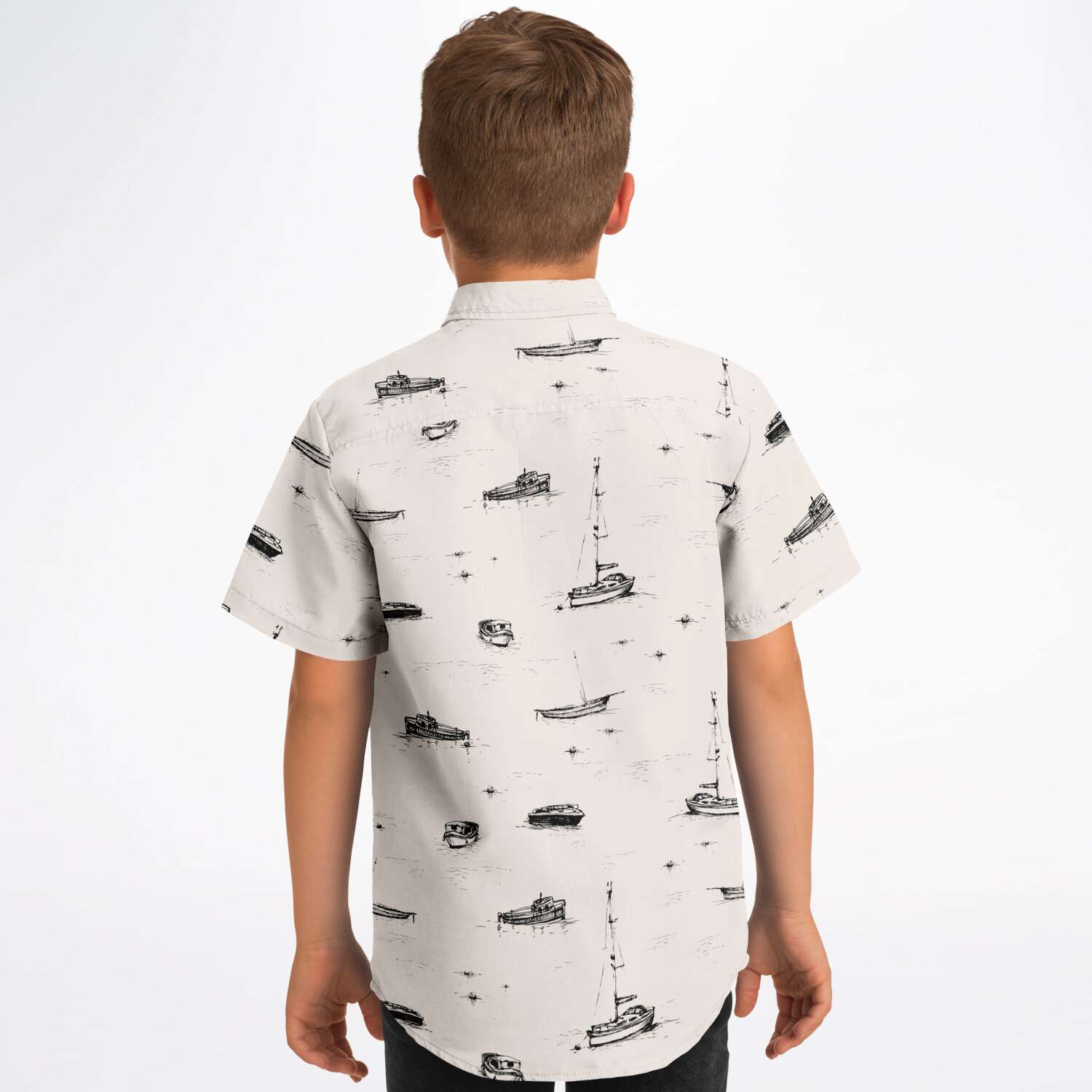 Chemise Homme - Manches Courtes "ambiance De La Mer"