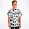 chemise légère garçon manches courtes blanche