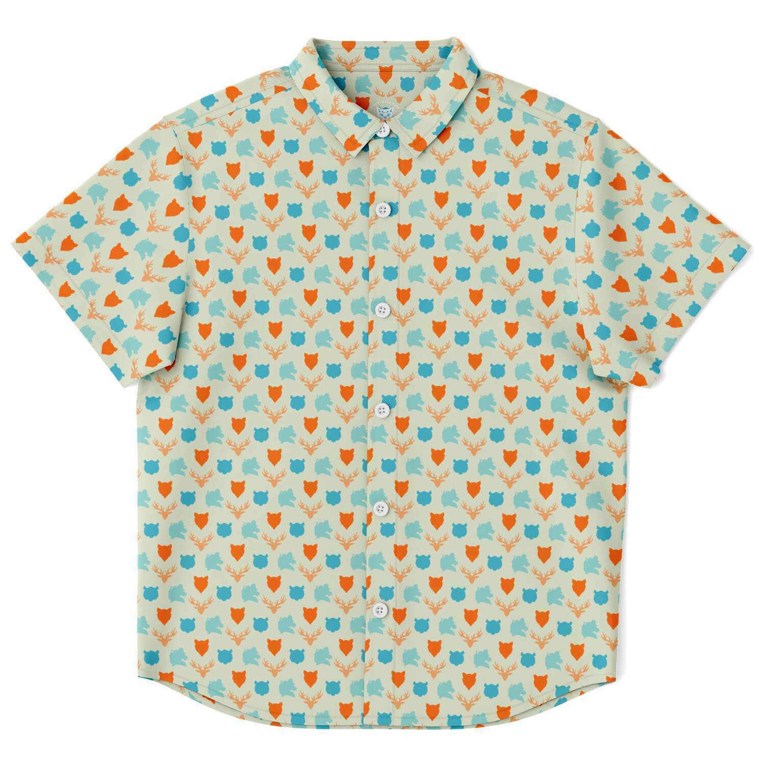 chemise enfant manches courtes vert clair