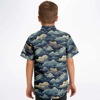 vêtements garçon manches courtes nuages