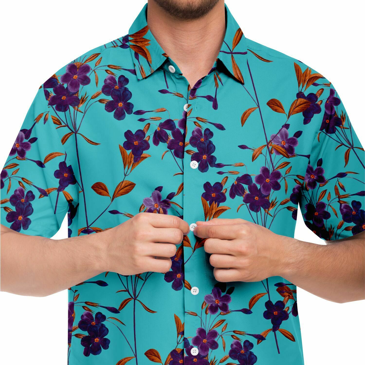 mode homme chemise à fleurs