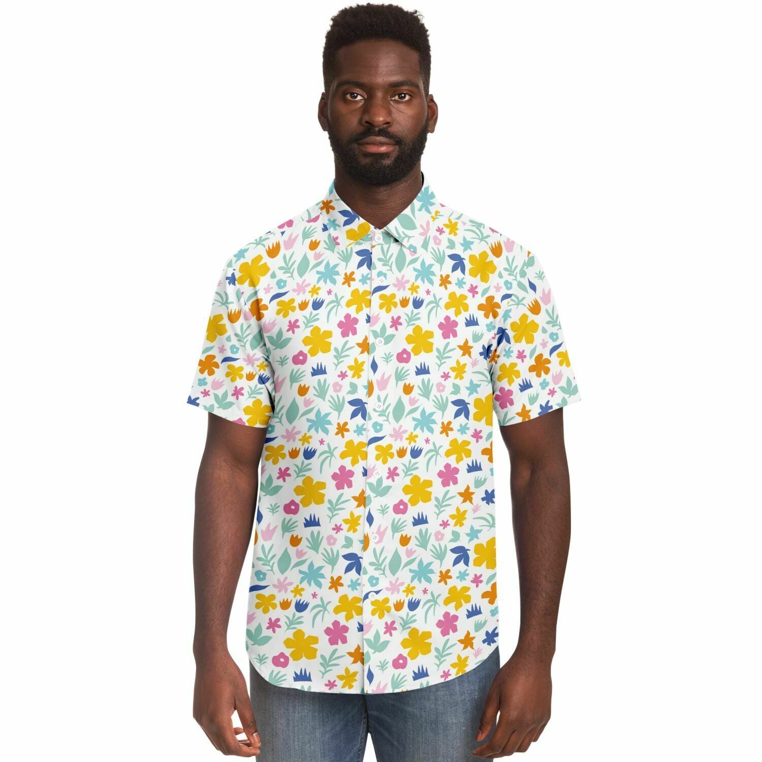 vêtements d'été homme chemise à fleurs