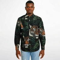 chemise homme imprimé tigre en savane