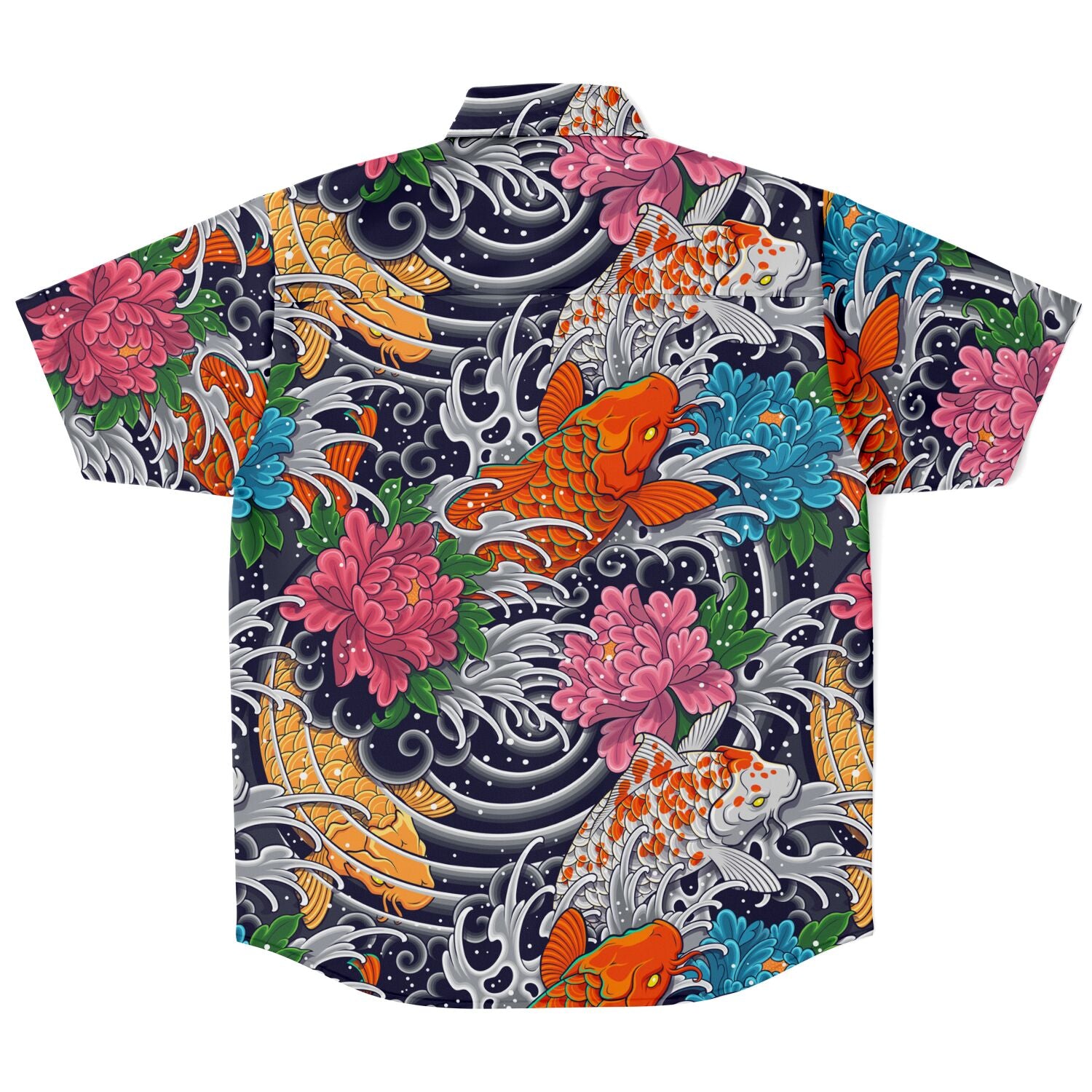 chemise casual homme carpes koï