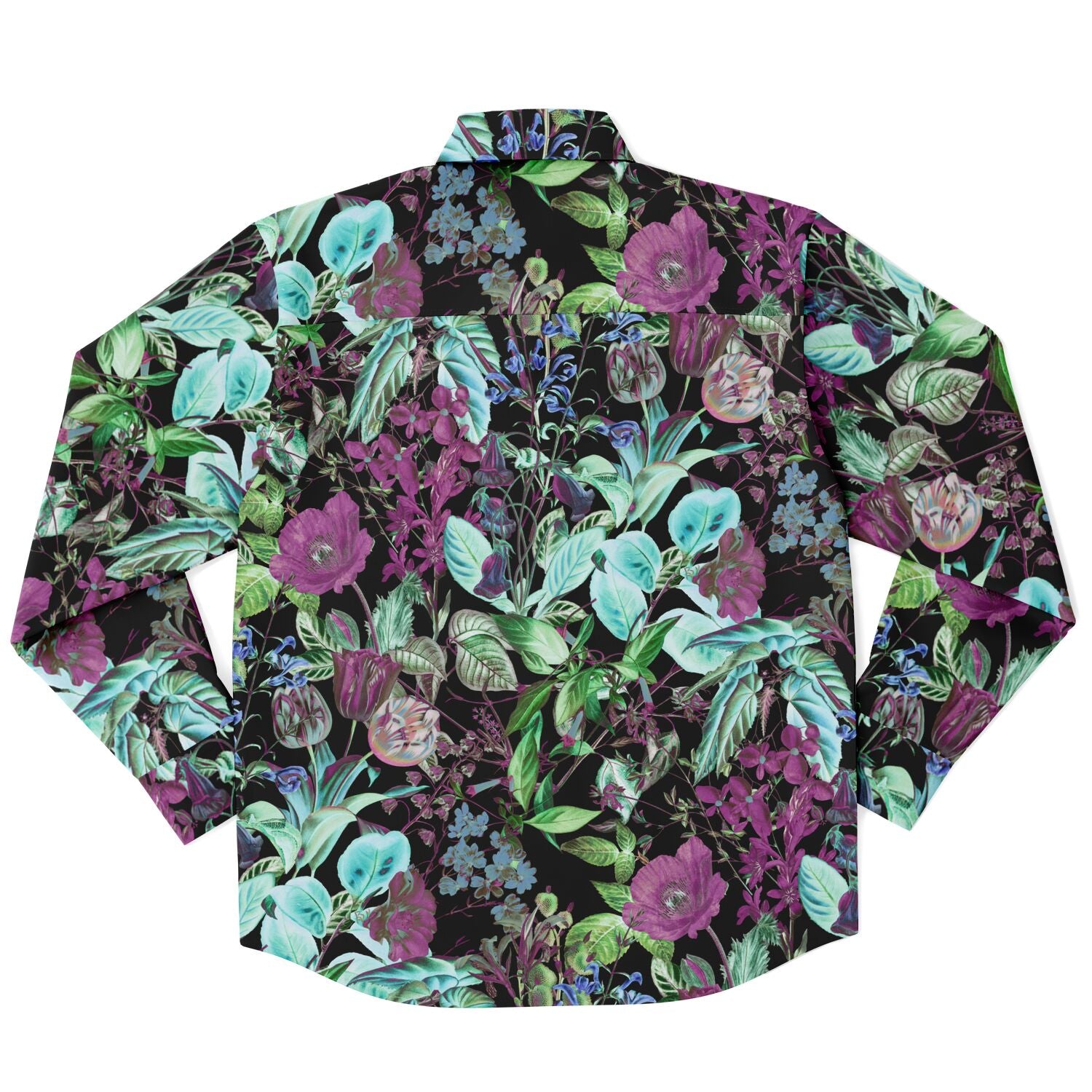 chemise à manches longues motifs mauves