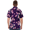 vêtement homme manches courtes à fleurs