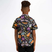 chemise originale pour garçon motif champignons