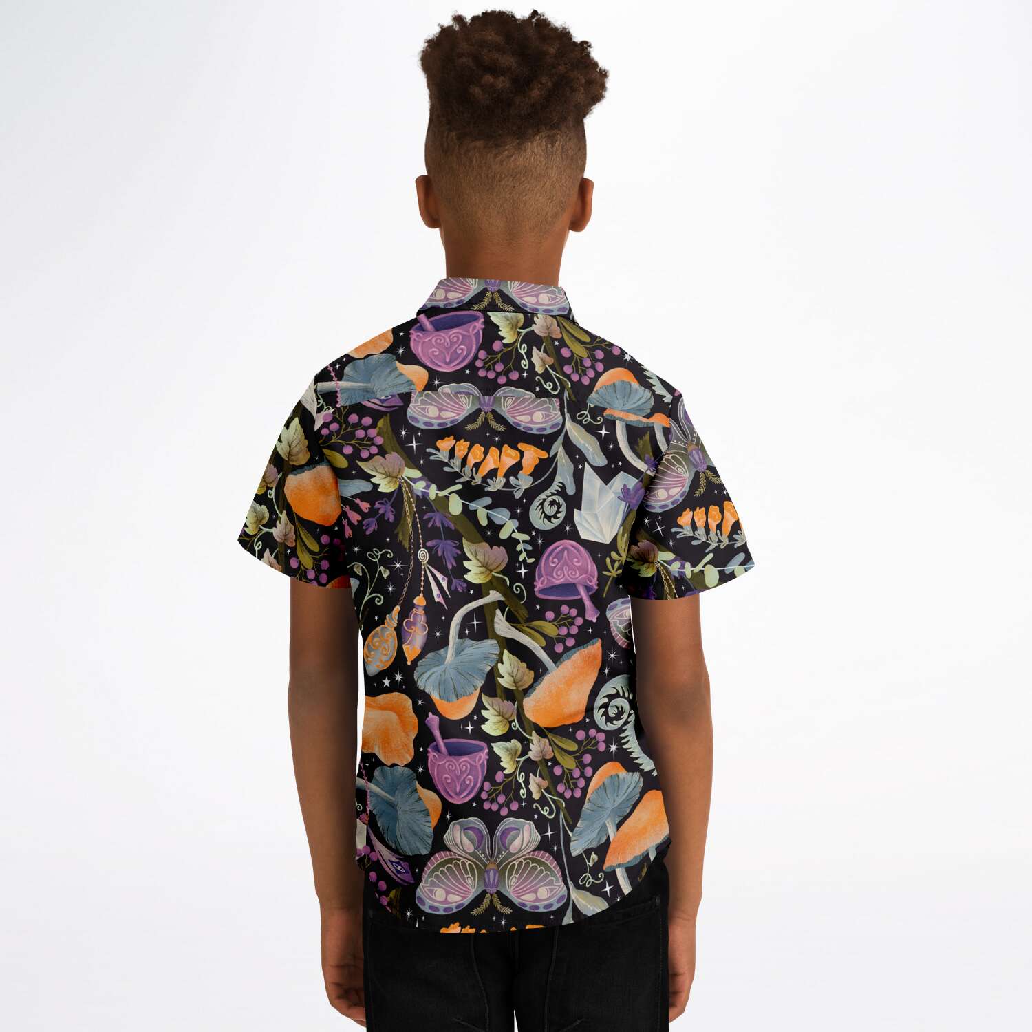 chemise originale pour garçon motif champignons