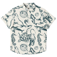 chemise manches courtes garçon style marin