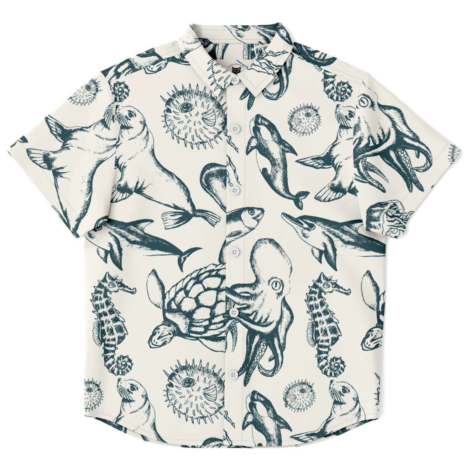 chemise manches courtes garçon style marin