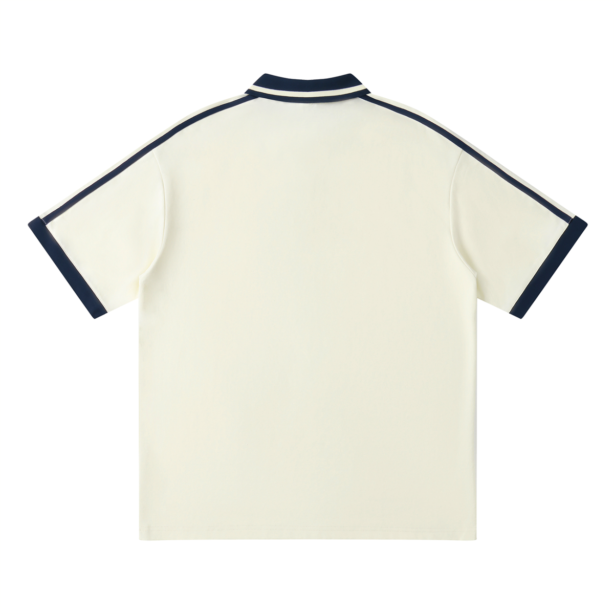 Polo Contrast Piping Noir Original — Streetwear Belge